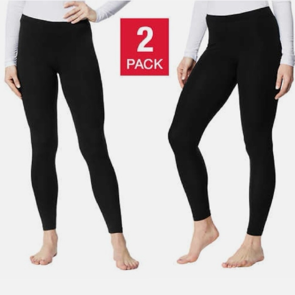 32° Degrees Heat Women's Base Layer Pant 2pk Black